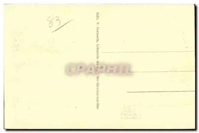 Ste-MAXIME-sur-MER — Widok z nabrzeża — Wydawca V. Crelsels — Rewers