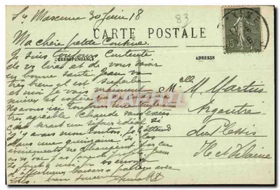 Sainte-Maxime-sur-Mer — Czarna Panna Maria — Wzgórze Meilnier — Mlle Gattus, wyd. — Rewers