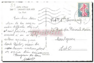 Sanary-sur-Mer — Il Porto — Edizioni ARIS - Foto Vietata — Verso