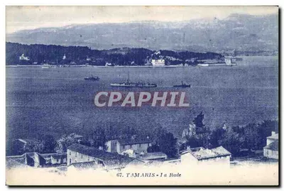 Tamaris - A Baía — vista panorâmica com barcos — editor G. Artaud, Nantes