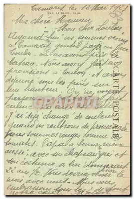 Tamaris-sur-Mer — Vista Geral do Manteau — editor C. D. (C. D. 6) — Verso