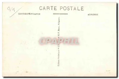 Avignon - I Remparti - Porta della Repubblica — aperta nel 1863, sotto il nome di Porta Napoleone — editore M.F.B. — Verso