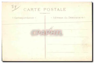 Avignon — Hotel das Moedas, fachada decorada com esculturas e um brasão — Verso