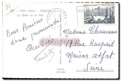 Port w Toulonie — Rada i port — Wydawnictwo ARIS — Rewers