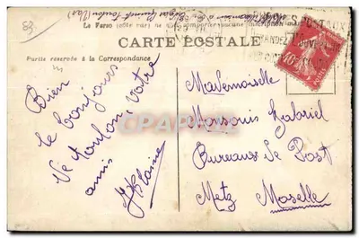 Toulon — Stacja i Plac Albert I — Côte d'Azur, seria 53 — Rewers