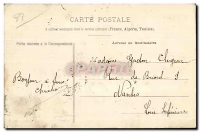 Toulon — A Praça das Armas e a Prefeitura Marítima — Coleção A. Couturier, n°9 — Verso