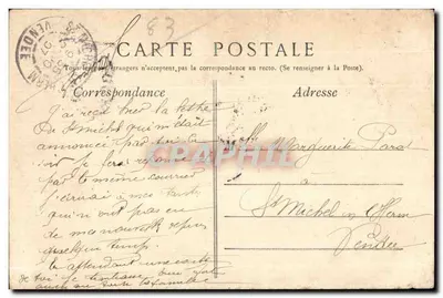Toulon — noc. Plac de Armes podczas muzyki — A. Bougault, n°756 — Rewers
