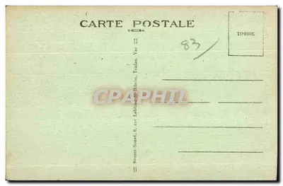 Toulon aan zee — De Rade — De Escadre — Het Haven — De Escadre — Uitgever B.S. — Achterkant