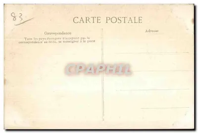Toulon — Plac Wolności — Aleja Palmy — Wydawca E.D. n° 411 — Rewers