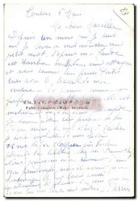 Toulon (Var) — Il Porto e il Molo — Ed. E. F. ROUARD — Verso