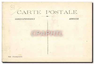 Toulon - Museum - Stadsbibliotheek — Uitgever Chanteperdrix, n° 107 — Achterkant