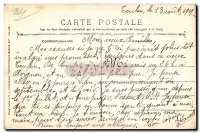 Toulon - Il Museo - Biblioteca — editore stampa Toulon, n°19 — Verso