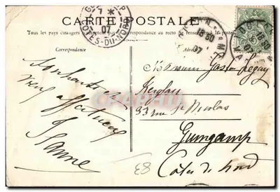 Toulon — El Gran Hotel, Avenida de los Palmeros — Cliché Couturier-Martin — Reverso