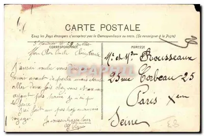 Toulon - Poczta — wydawca Chanteperdrix, nr 15 — Rewers