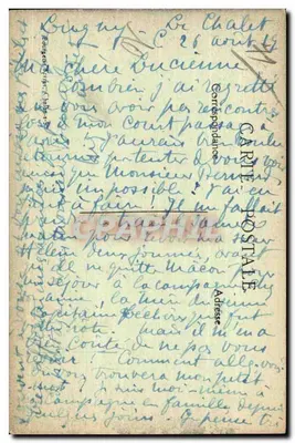 Lugny (S.-et-L.) — Widok z Góry — Edit. Despois — Rewers