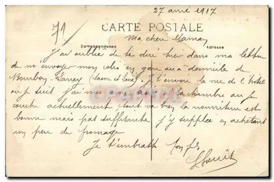 Bourbon-Lancy — Hotel St Leger — Borgey, editor — Verso