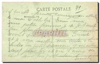Chagny (Saône-et-Loire) - A Prefeitura — Verso