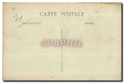 La Clayette (S.-et-L.) — Zamek widziany z Parku — B.F., PARIS — Rewers