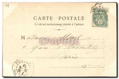 Paray-le-Monial — Palácio de Justiça (Torre St-Nicolas) — CH. Diard — Verso