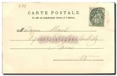 Mâcon — Hotel de Ville — Editor R. P. S. — Verso