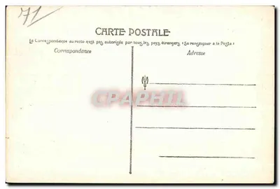 Oratorium Świętej Krzyża — UCHON — Fototypia J. Coquugnot - Autun — Rewers