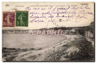 Saint-Cyr-sur-Mer (Var) — Les Lecques — Vista Geral — Edit. Caerlier