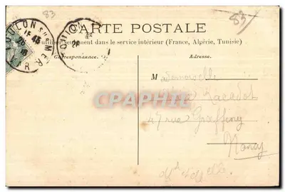 Haventje Méjean (Cap Brun) — Omgeving van Toulon — n° 154 — Collectie van P. Vial — Achterkant