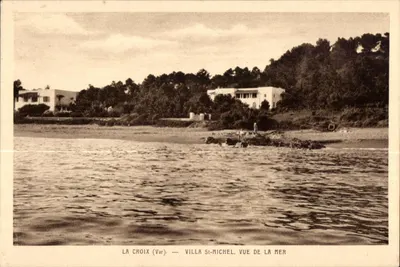 La Croix (Var) — Villa St-Michel, vista do mar