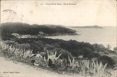 Presqu'île de Giens - Ile de Roubaud — Edição Poullan, Hyères, n°150