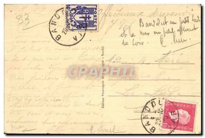 Bandol (Var) — Vista general — Edición Provenzal y Típica, n°8 — Reverso