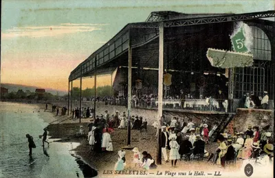 Les Sablettes — A Praia sob o Hall — LL