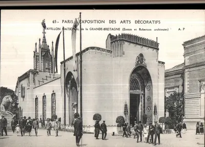 Pavillon National de la Grande-Bretagne — Exposition des Arts Décoratifs 1925 — Easton et Robertson architectes — A.P.