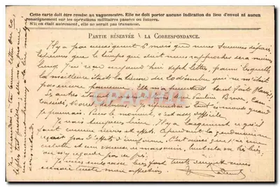 Correspondência das Forças da República — Carta em franquia — Stern & Co — Verso