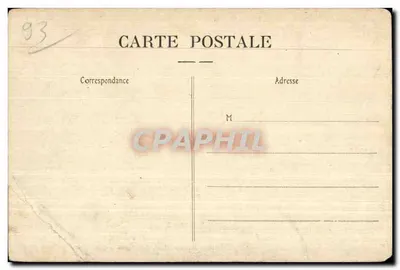 Stara pocztówka Abbaye de Saint Denis Chapelle St Jean Baptiste Louis de Sancerre connetabte — Rewers