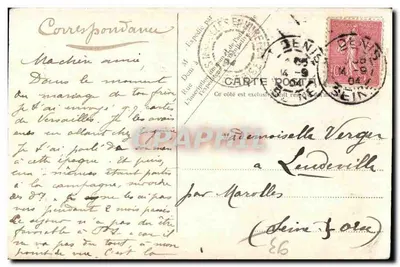 Saint-Denis — Katedra — Wydanie Nowe L.Q. Nr 2 — Rewers