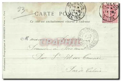 Saint-Denis — Bazylika — F.P. — Saint-Denis — Rewers