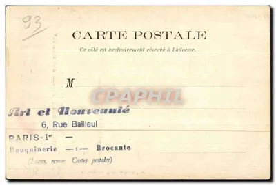 Saint-Denis — Krypta Bazyliki i Grobowiec Ludwika XIV — F. Porytorat, Paryż — Rewers