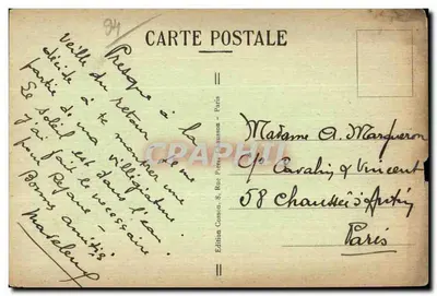 Créteil (Seine) — O Braço do Capítulo, A Ponte da Ilha Santa-Catarina — C. M. — Verso