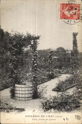 Rosaledo de l'Hay — Poço, arco e pilar — (Seine)