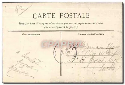 Le Mans. Monumento do Geral Chanzy — n° 159 — Verso