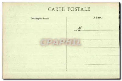 Le Mans - Plac Zamku - Biskupstwo — budowana od 1528 do 1543, od 1900 roku znajduje się w Grabatoire Kanoników św. Julianna — wydawca A. Dolbeau, Le Mans — Rewers