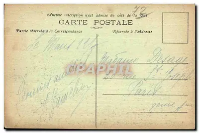 Le Mans — Pasarela del Molino del Infierno y viejo Le Mans — Edición N.G. — Reverso