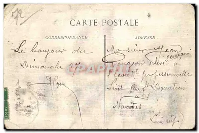 Le Mans — Le Tunnel — éditeur MAUJU, n°13 — Verso