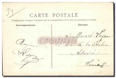 La Marne Pittoresque — LE PERREUX - L'Île des Loups — F. F. PARIS n°22 — Rewers