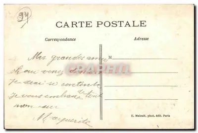 Saint-Mandé — Brzegi Jeziora — E. M. n°262 — Rewers