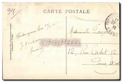 Fontenay-aux-Roses — Château Bouleau — Um Canto do Parque — F.C.C.F. n°9 — Verso
