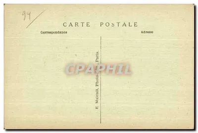 Jaskinia na jeziorze Daumesnil — Las Vincennes — E.M. n°103 — Rewers
