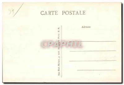 Vincennes — O Donjon — Vista geral — E.M. n°1133 — Verso