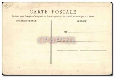 Zamek w Vincennes — Wnętrze kaplicy z dekoracjami drewnianymi i drzwi prowadzące do sali skarbowej i grobu księcia Enghiena — B.F. PARIS nr 11 — Rewers