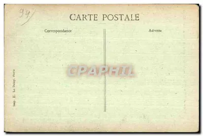 Château de Vincennes — Le Donjon vu de la Cour du Château — Éditeur B.D. n°46 — Reverso